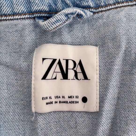 Zara Light Blue Denim Dress - Picture 7 of 8